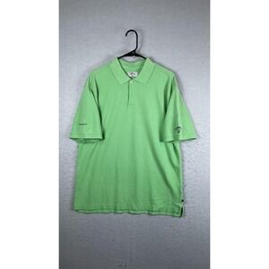 Callaway Golf Polo Shirt Mens Large Green Ironwood G.C. Sport Short Sleeve Golf